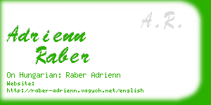 adrienn raber business card